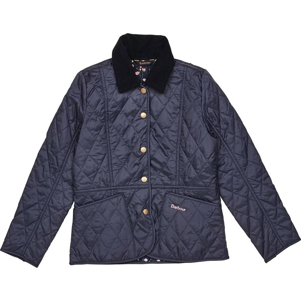 Barbour Big Girls Liddesdale Summer Printed Quilted Jacket